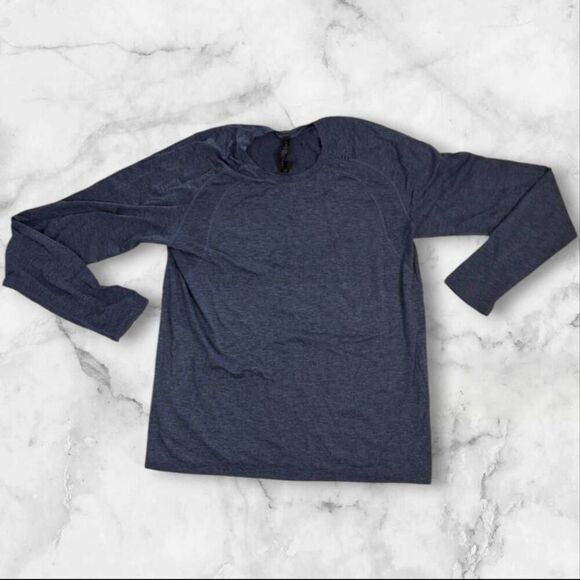 Lululemon Blue Mens Size XXL Long Sleeve Metal Vent Tech - Picture 1 of 4